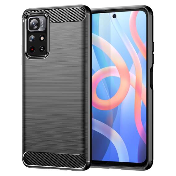 Etui XIAOMI REDMI NOTE 11 / 11S Nexeri Carbon Pancerne czarne