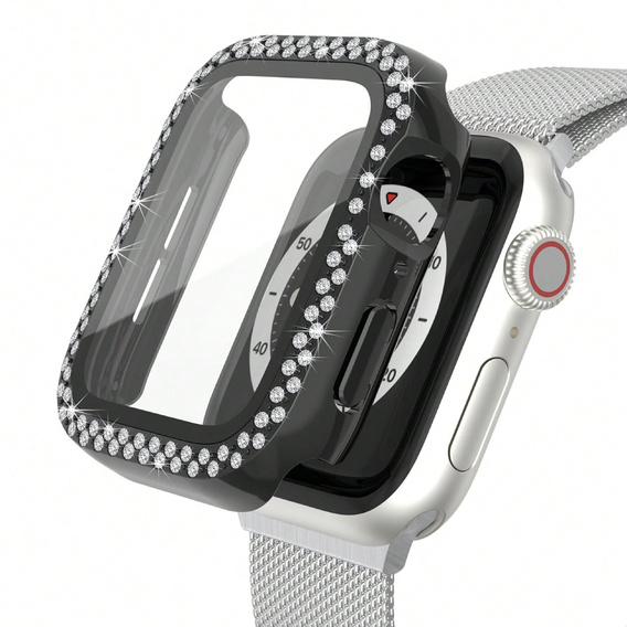 Etui do APPLE WATCH 4 / 5 / 6 / SE (40MM) Diamond Bumper czarne