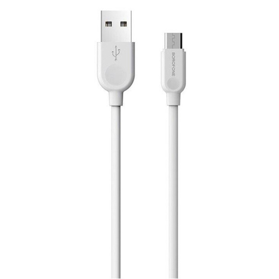 Kabel 2.4A 1m USB - Micro USB Borofone BX14 biały