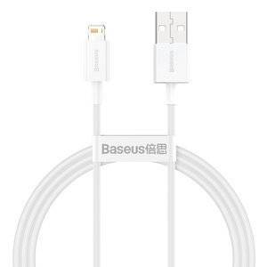 Kabel USB do Lightning Baseus Superior Series, 2.4A, 1m (biały)