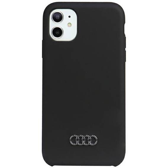 Oryginalne Etui IPHONE 11 Audi Silicone Case (AU-LSRIP11-Q3/D1-BK) czarne