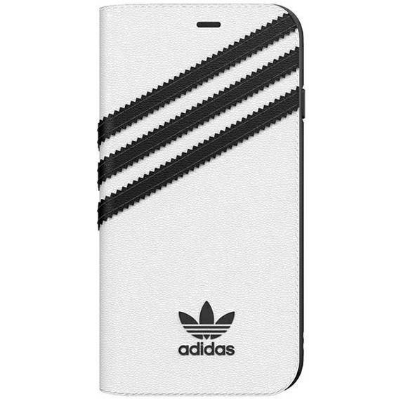 Oryginalne Etui IPHONE 6 / 6S / 7 / 8 / SE 2020 / 2022 Adidas OR Booklet Case PU (39158) białe