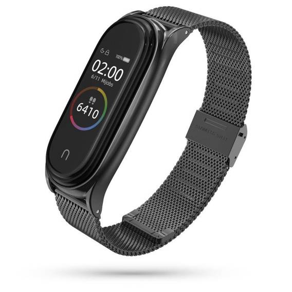 Pasek do XIAOMI MI SMART BAND 7 / 7 NFC Tech-Protect Milaneseband czarne