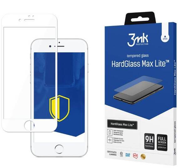 Szkło Hartowane 5D IPHONE 7 / 8 3mk Hard Glass Max Lite białe