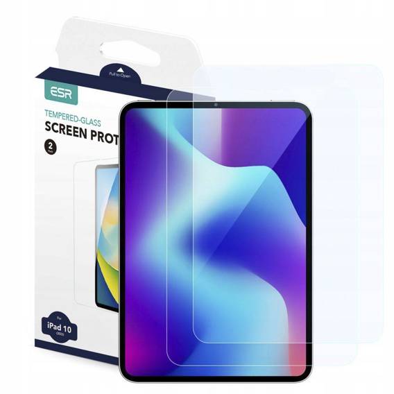 Szkło Hartowane APPLE IPAD 10.9 (10gen) ESR Tempered Glass 2-pack Clear