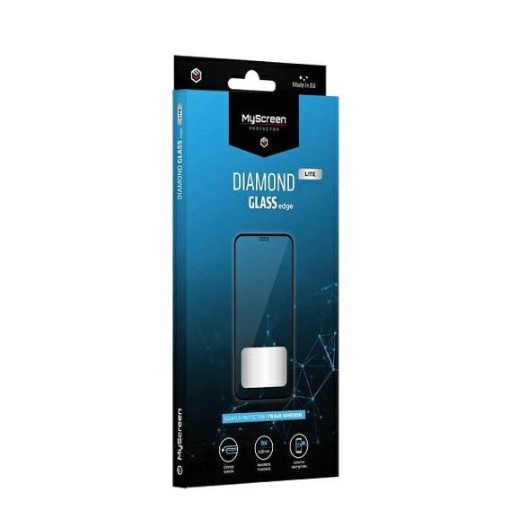 Szkło Hartowane OPPO A57 4G / 5G MyScreen Diamond Glass Edge Full Glue czarne