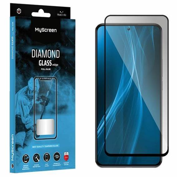 Szkło Hartowane XIAOMI POCO F5 PRO MyScreen Diamond Glass Edge Full Glue czarne