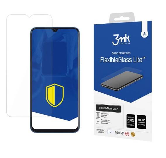 Szkło Hybrydowe SAMSUNG GALAXY A40S / M30 3mk Flexbile Glass Lite Cienkie (0,16mm)