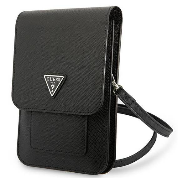 Torebka Guess Saffiano Triangle (GUWBSATMBK) czarne