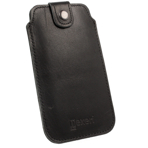 Wsuwka SAMSUNG GALAXY S24 ULTRA / GALAXY A15 4G/5G / A25 5G Etui Skórzane Nexeri Leather Pocket XXL+ czarne