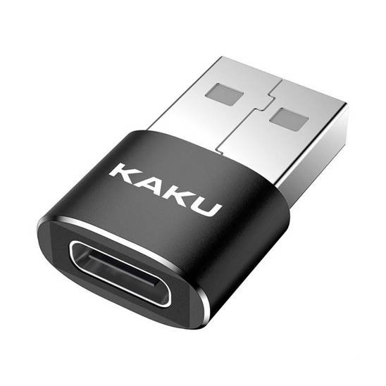 Adapter USB na USB Typ C Konwerter Przejściówka USB - USB-C KAKU (KSC-530) czarny