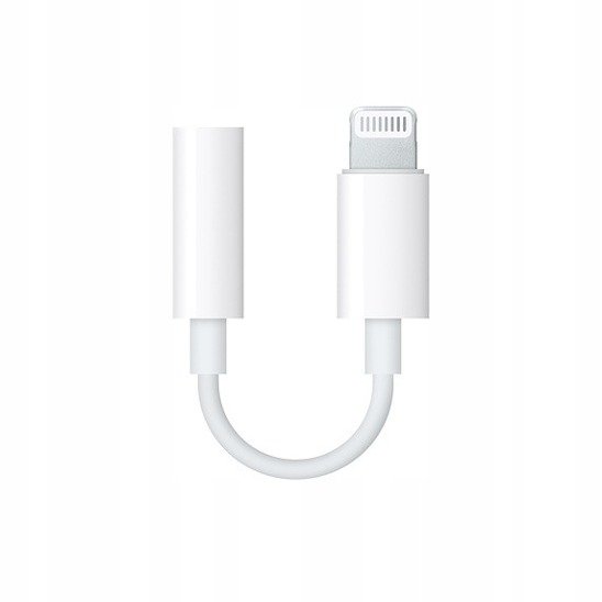 Adapter do Apple Lightning na 3,5mm minijack MMX62ZM/A biały