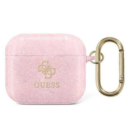 Etui APPLE AIRPODS 3 Guess Glitter Collection (GUA3UCG4GP) różowe