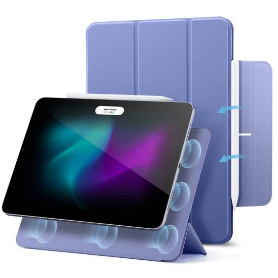 Etui APPLE IPAD PRO 12.9 (4GEN / 5GEN / 6GEN) / AIR 13.0 (6GEN) ESR Rebound Magnetic fioletowe