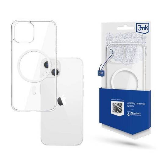 Etui APPLE IPHONE 15 3MK MagCase transparentne