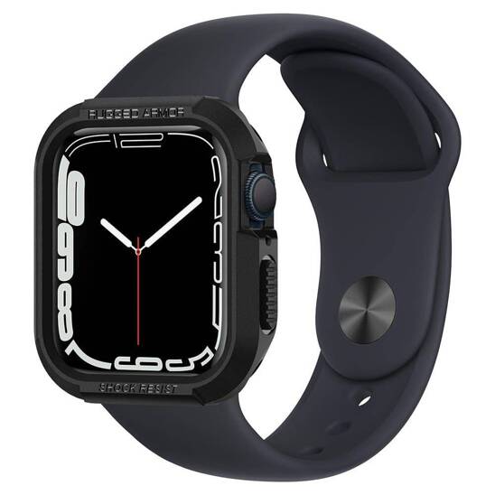 Etui APPLE WATCH 4 / 5 (44 mm) Spigen Rugged Armor czarne	