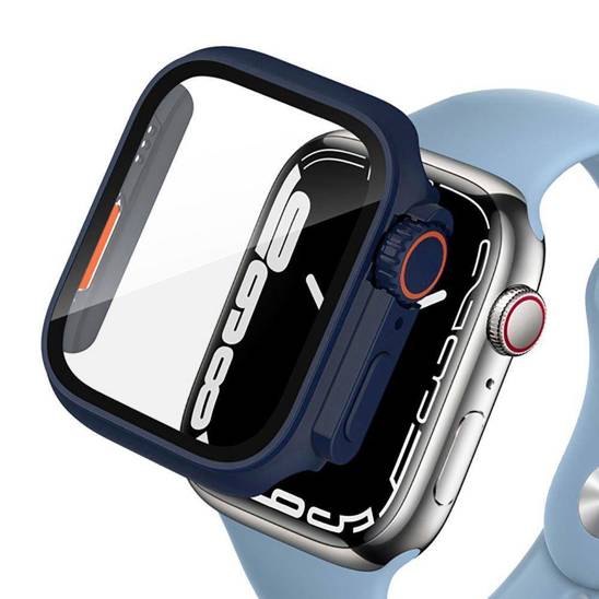 Etui APPLE WATCH 4 / 5 / 6 / SE (44MM) Tech-Protect Defense360 titanium pomarańczowe