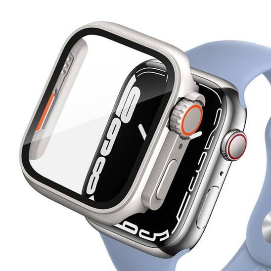 Etui APPLE WATCH 7 / 8 (45MM) Tech-Protect Defense360 Titanium pomarańczowe