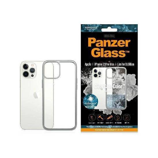 Etui IPHONE 12 PRO MAX PanzerGlass ClearCase Satin Silver AB