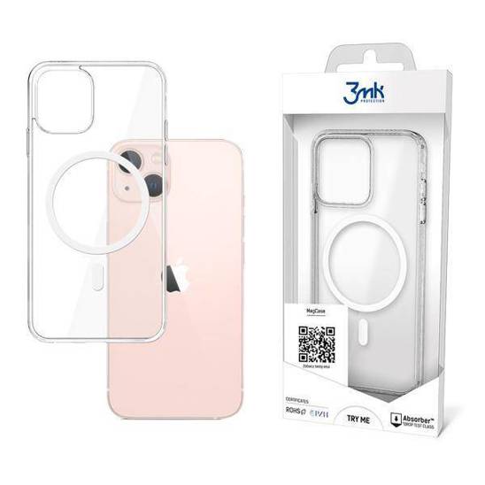 Etui IPHONE 13 3MK MagCase transparentne