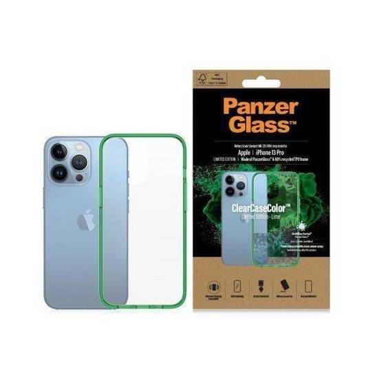 Etui IPHONE 13 PRO PanzerGlass ClearCase Antibacterial Military (0339) Grade Lime