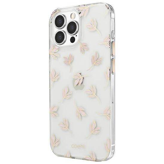 Etui IPHONE 13 PRO UNIQ Coehl Fleur różowe