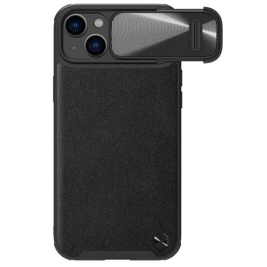 Etui IPHONE 14 Nillkin Camshield Leather S czarne