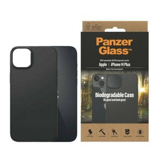 Etui IPHONE 14 PLUS PanzerGlass Biodegradable Case (0419) czarne