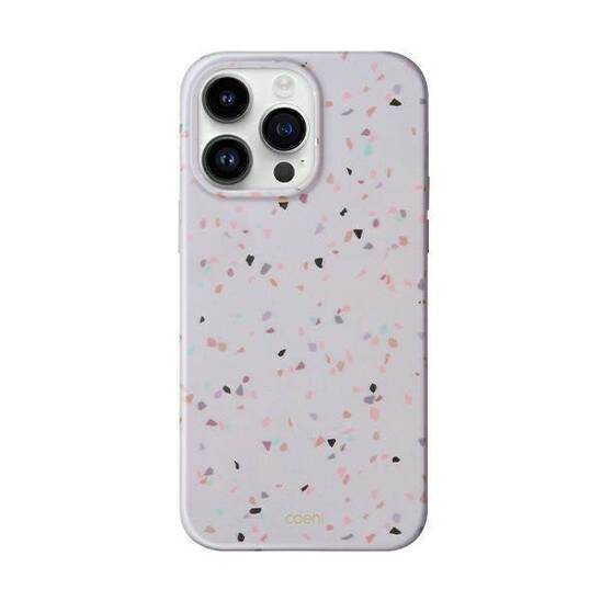 Etui IPHONE 14 PRO MAX UNIQ Coehl Terrazzo piaskowe