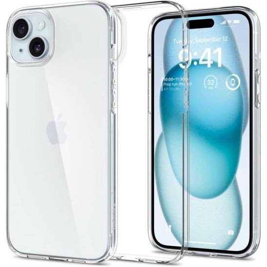 Etui IPHONE 15 PLUS / 14 PLUS Spigen Liquid Crystal transparentne