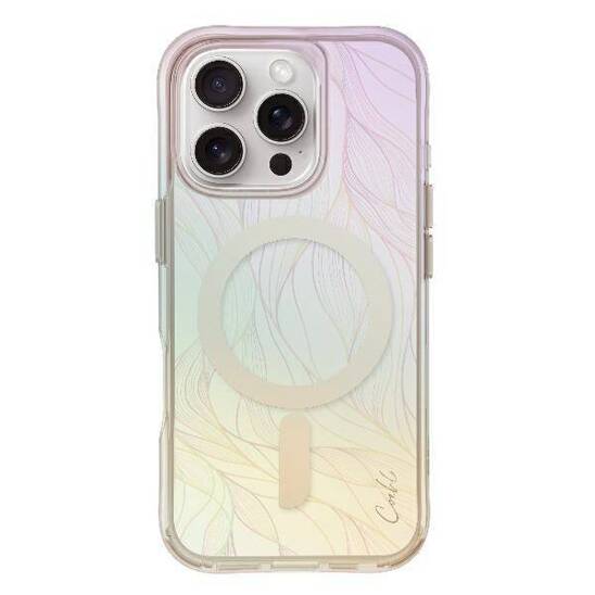 Etui IPHONE 16 PRO MAX UNIQ Coehl Willow Magnetic Charging Opal transparentne