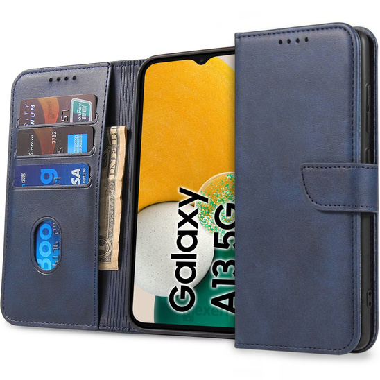 Etui SAMSUNG GALAXY A13 5G / A04S Nexeri Wallet granatowe