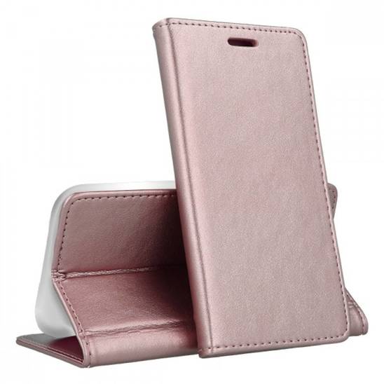 Etui SAMSUNG GALAXY A20E portfel z klapką skóra ekologiczna Kabura Magnet Book jasny róż