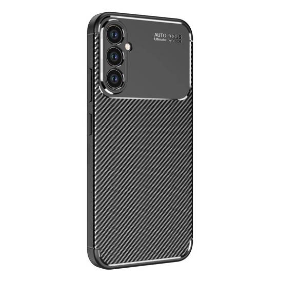 Etui SAMSUNG GALAXY A34 5G Pancerne Shockproof Nexeri Carbon Fiber czarne