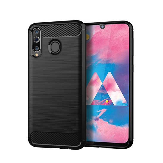 Etui SAMSUNG GALAXY A40S / M30 Nexeri Carbon Pancerne czarne