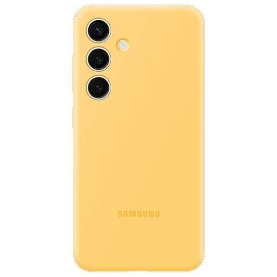 Etui SAMSUNG GALAXY S24 Silicone Case Elastyczne Silikonowe (EF-PS921TYEGWW) żółte