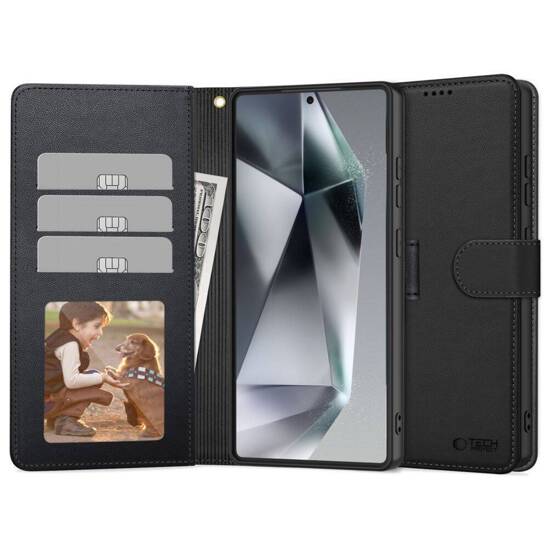 Etui SAMSUNG GALAXY S25+ Tech-Protect Wallet czarne