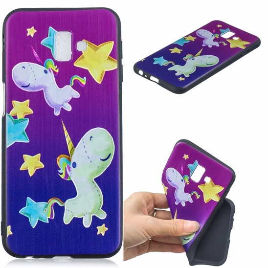 Etui Slim Art SAMSUNG J6+ J6 PLUS gwiazda i jednorożec