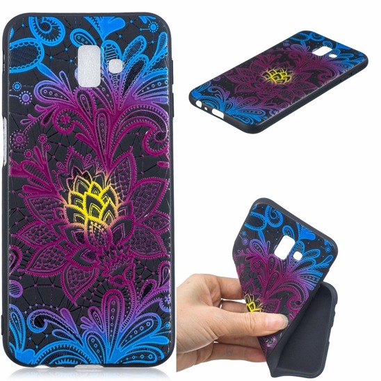 Etui Slim Art  SAMSUNG J6+ J6 PLUS unikatowe kwiaty