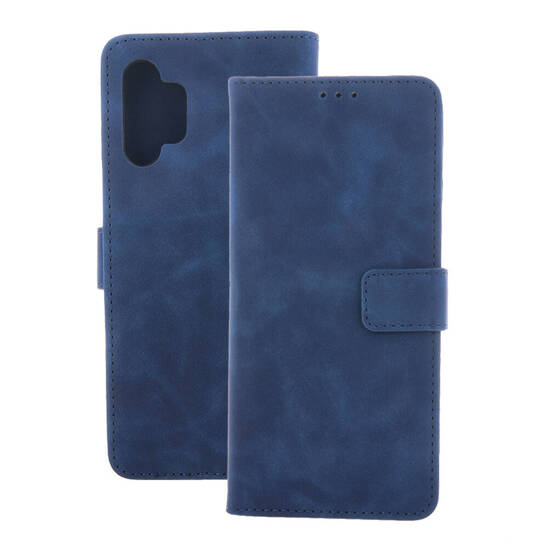 Etui XIAOMI REDMI NOTE 13 4G/LTE Smart Velvet Case Skóra Ekologiczna granatowe