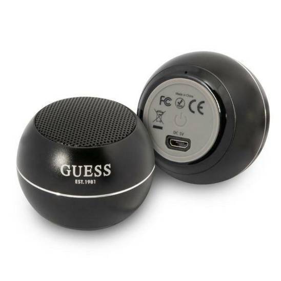 Głośnik Bluetooth Guess (GUWSALGEK) Speaker mini czarny