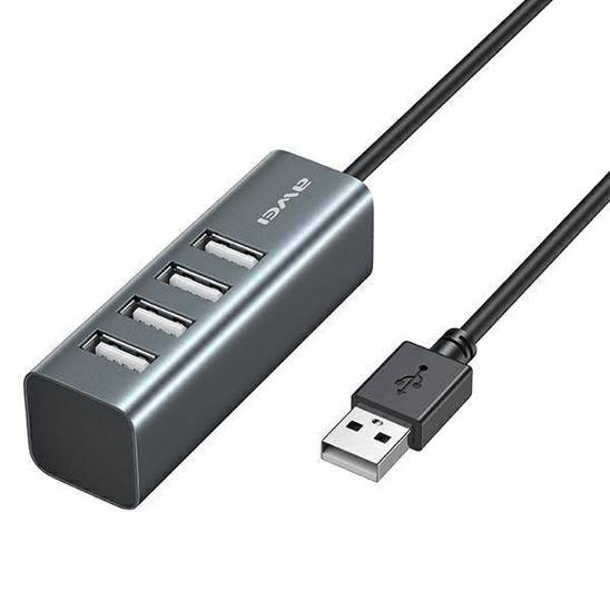 HUB 4xUSB-A - USB-A AWEI (CL-122) czarny