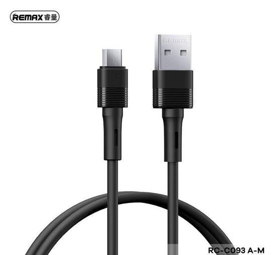 KABEL REMAX LEYA SERIES RC-C093 2.4A USB/MICRO USB BLACK