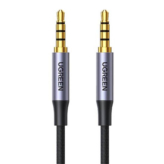 Kabel 1m mini jack 3.5mm UGREEN AV183, AUX, czarny