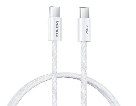 Kabel 30W 1m USB-C - USB-C Remax Chelectricy Series RC-C010 biały