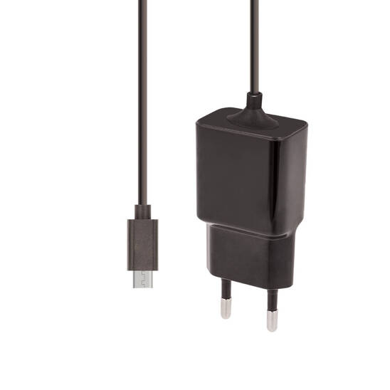 Ładowarka Sieciowa 2,1A MaxLife MXTC-03 z Kablem 1m micro USB czarna
