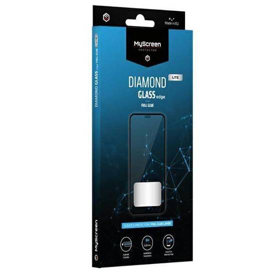 MS Diamond Glass Lite edge Vivo Y76/Y76s Full Glue Black