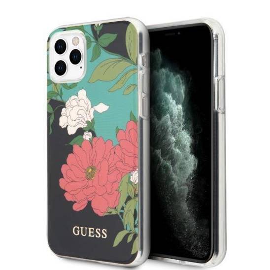 Oryginalne Etui IPHONE 11 PRO Guess N°1 Flower Collection (GUHCN58IMLFL01) czarne