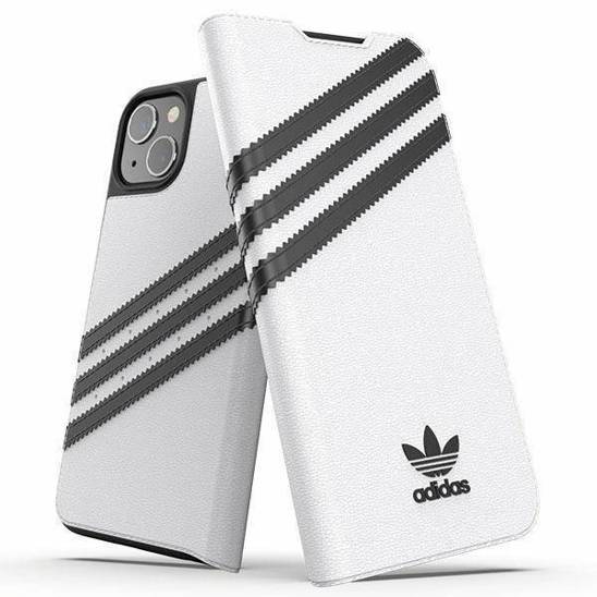 Oryginalne Etui IPHONE 13 Adidas OR Booklet Case PU (47092) białe