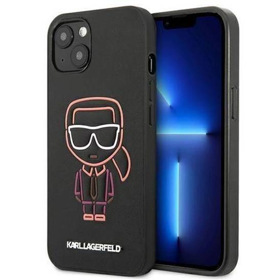 Oryginalne Etui IPHONE 13 MINI Karl Lagerfeld Hardcase Karl Ikonik Outline (KLHCP13STUOK) wielokolorowe